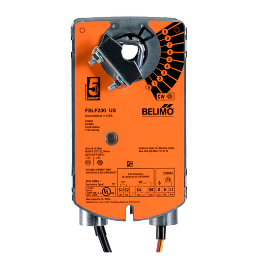 FSLF230 US | Belimo | Fire&Smoke Damper Actuator