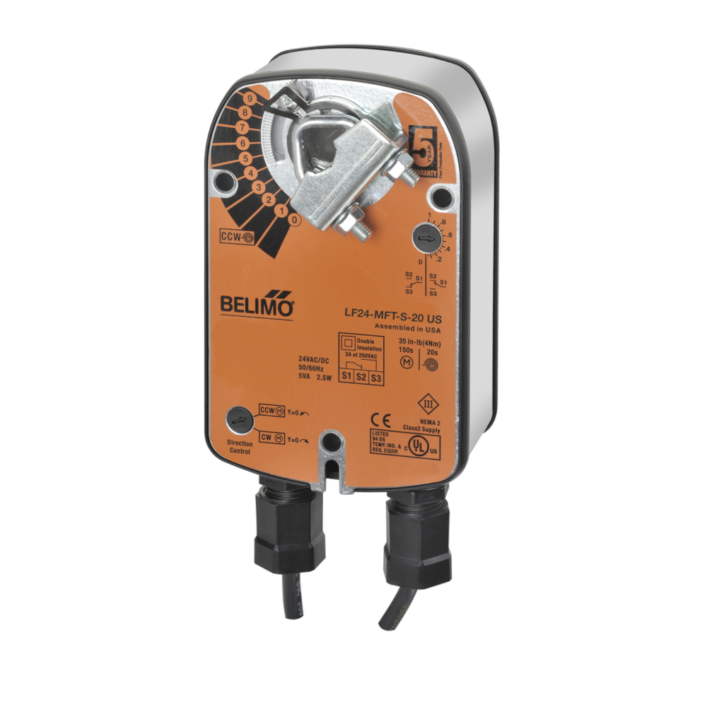 LF24-MFT-S-20 US | Belimo | Damper Actuator