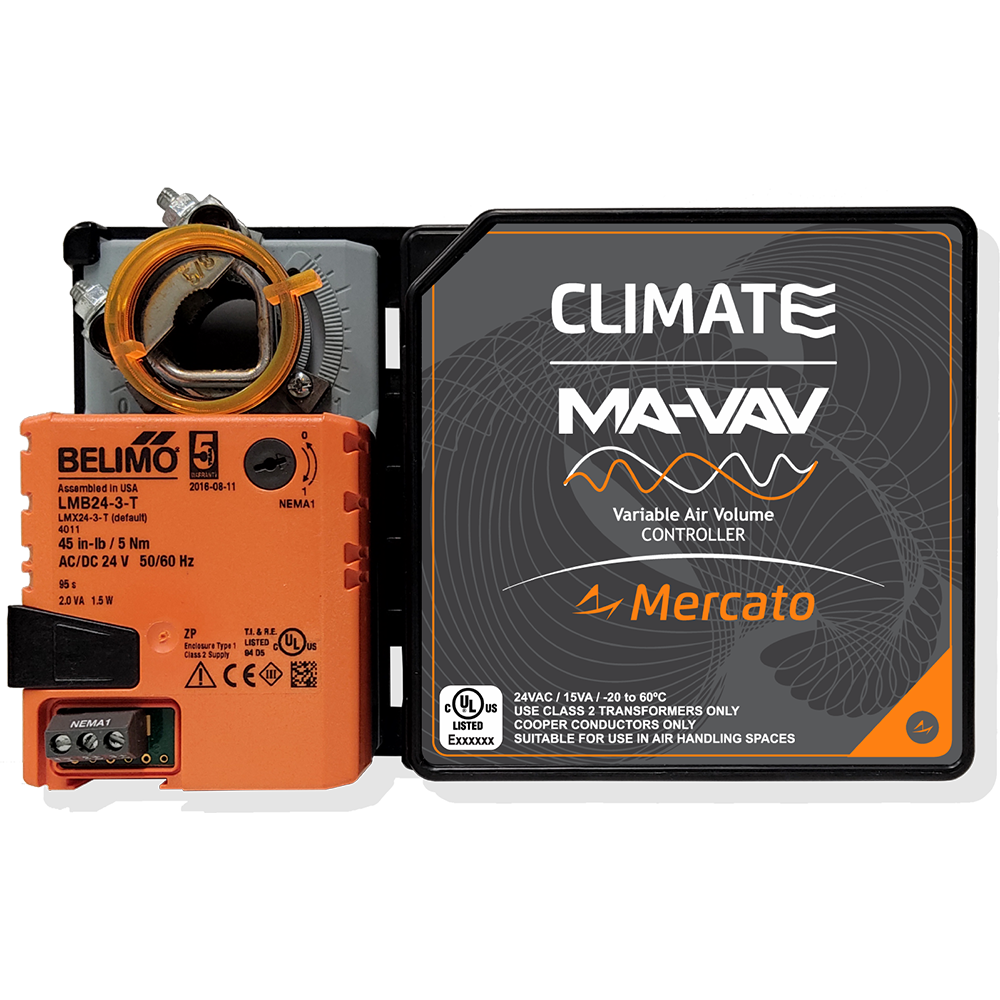 MA-VAV | Mercato | Variable Air Volume (VAV) DDC Controller